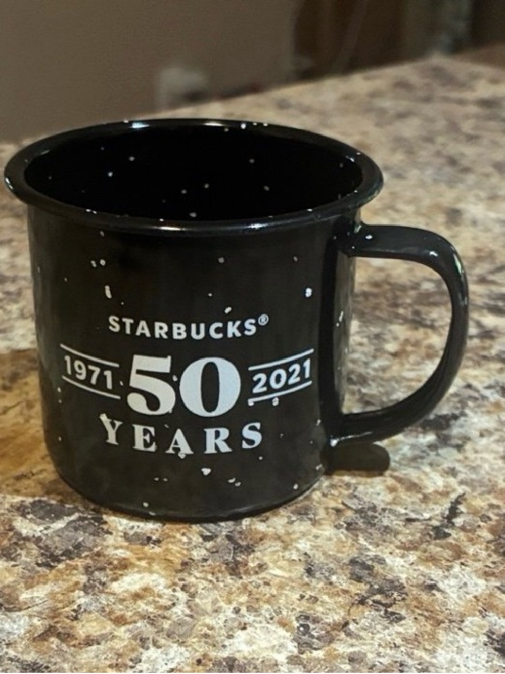 Starbucks Black and White 50 Years Commemorative Mug